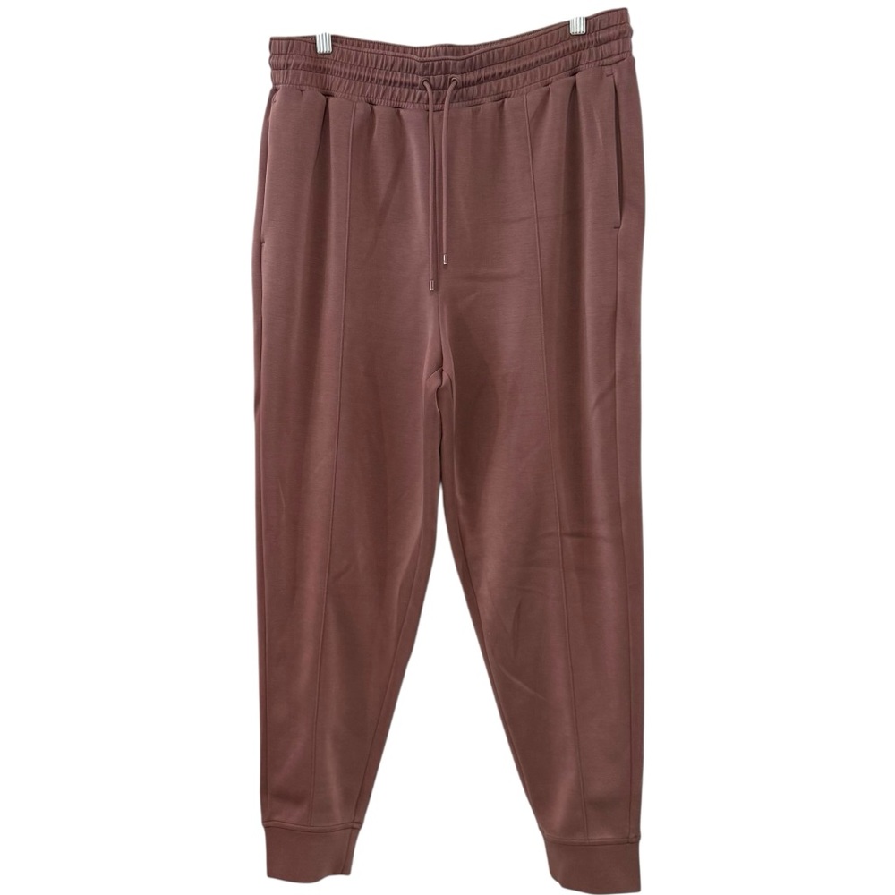 All in Motion Large Wide Leg Oversized Baggy Joggers Mauve Pink Pants